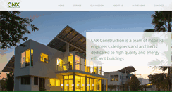 Desktop Screenshot of cnxconstruction.com