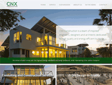 Tablet Screenshot of cnxconstruction.com